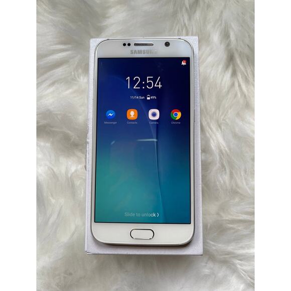 SAMSUNG GALAXY S6 32GB-TMOBILE-WITH EXTRAS! IN GREAT WORKING & PHYSICAL CONDITIO - Picture 1 of 12